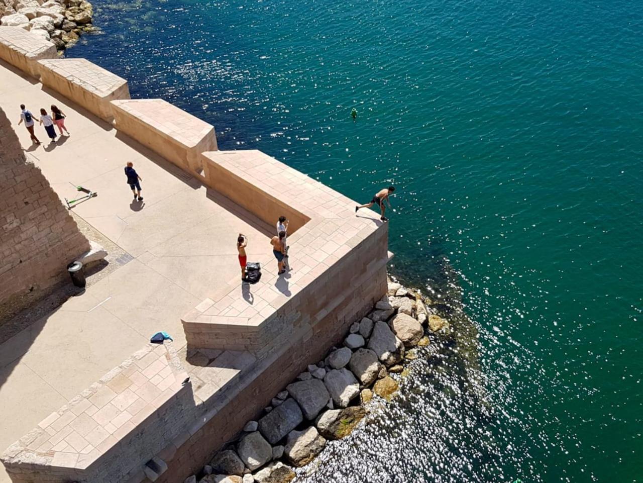 Vue Mer Plage Catalans Vieux Port Clim - 2 Chambres Marsilia Exterior foto