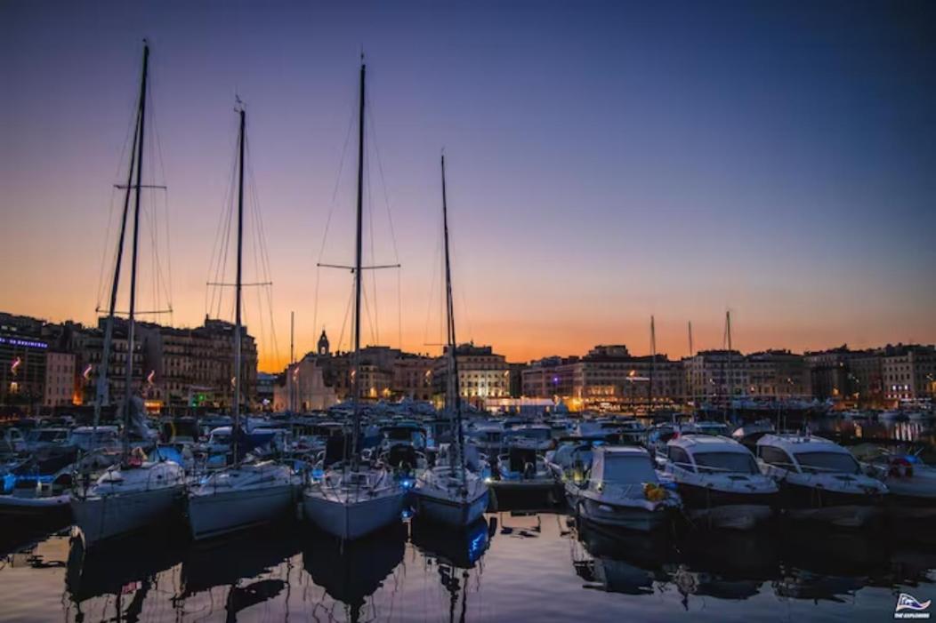 Vue Mer Plage Catalans Vieux Port Clim - 2 Chambres Marsilia Exterior foto